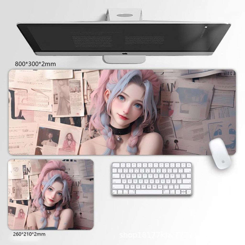 Smooth tracking speed textured fabric surface desk mat OEM factory