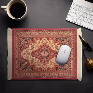 Wholesale Persian Vintage Fringed Prayer Mat Factory | Custom Rubber Anti Slip Muslim Tassel Rug - Gallery Thumb 8