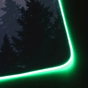 iDeskMat Custom RGB Gaming Mouse Pad – XXL Extended LED Desk Mat with Rainbow Edge Lighting, Waterproof & Non-Slip Base - Gallery Thumb 7