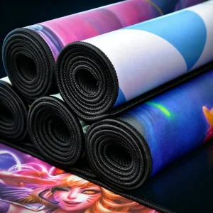 Custom Sublimation Rubber Extended Desk Mats OEM Wholesale | Custom Gaming Mouse Pad Factory - Gallery Thumb 4